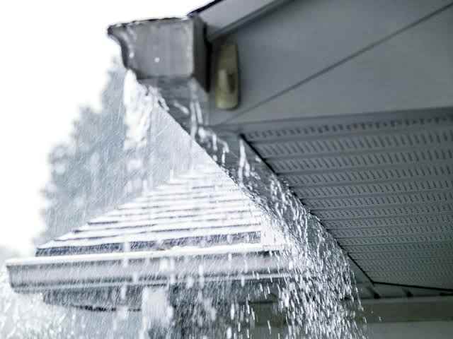 overflowing gutters cause a basement to flood